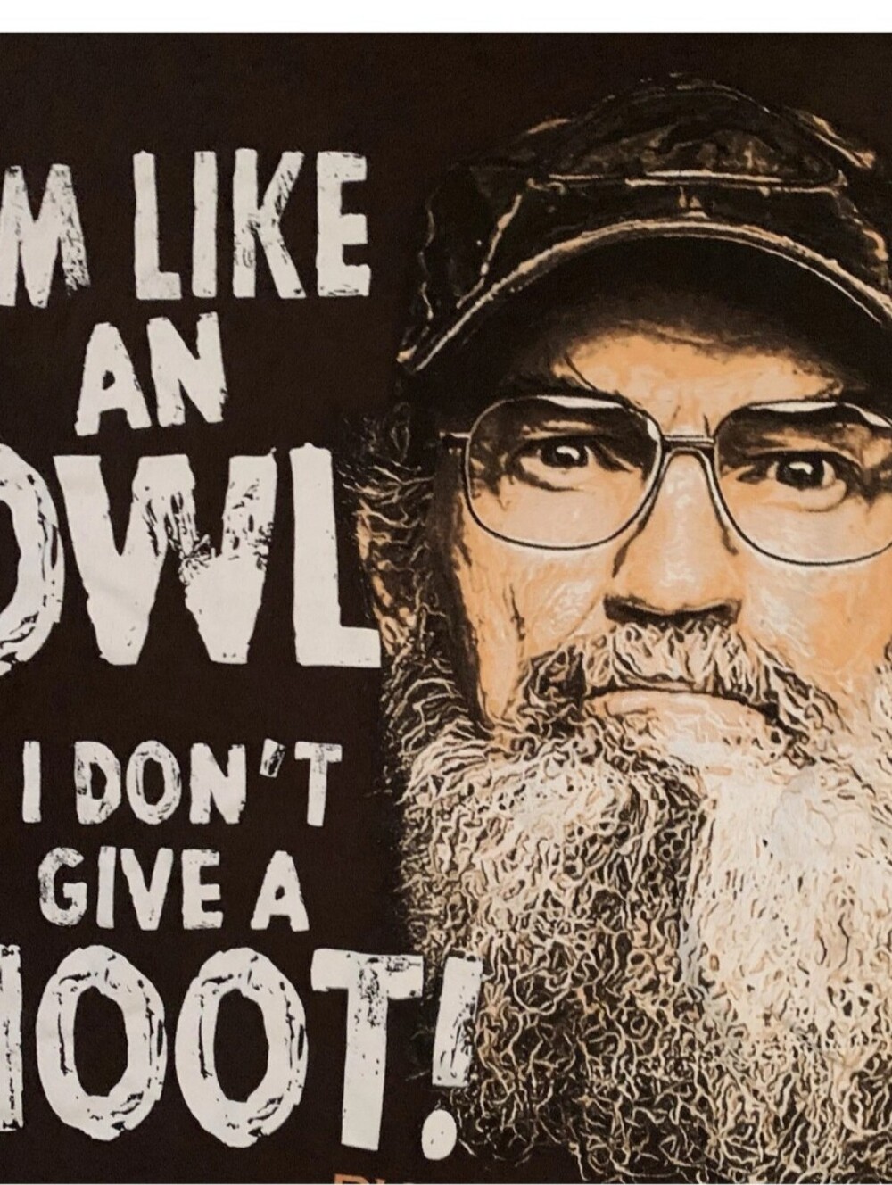 Duck Dynasty Owl Give A Hoot T Shirt sz. L